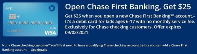 Bono bancario de Chase First