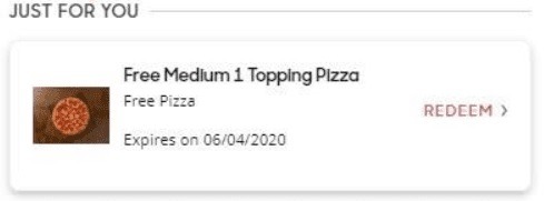 Bezpłatna Średnia 1 Topping Pizza