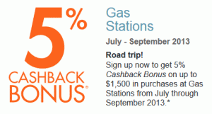 Discover It 5% Cash Back ปั๊มน้ำมัน กรกฎาคมถึงกันยายน 2556