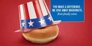 Безплатен изборен ден Krispy Kreme Donut