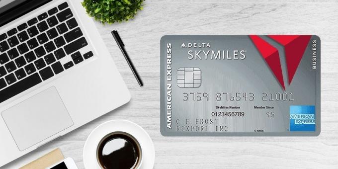„Amex Platinum Delta SkyMiles“ verslo kredito kortelių premijų skatinimo pasiūlymo apžvalga